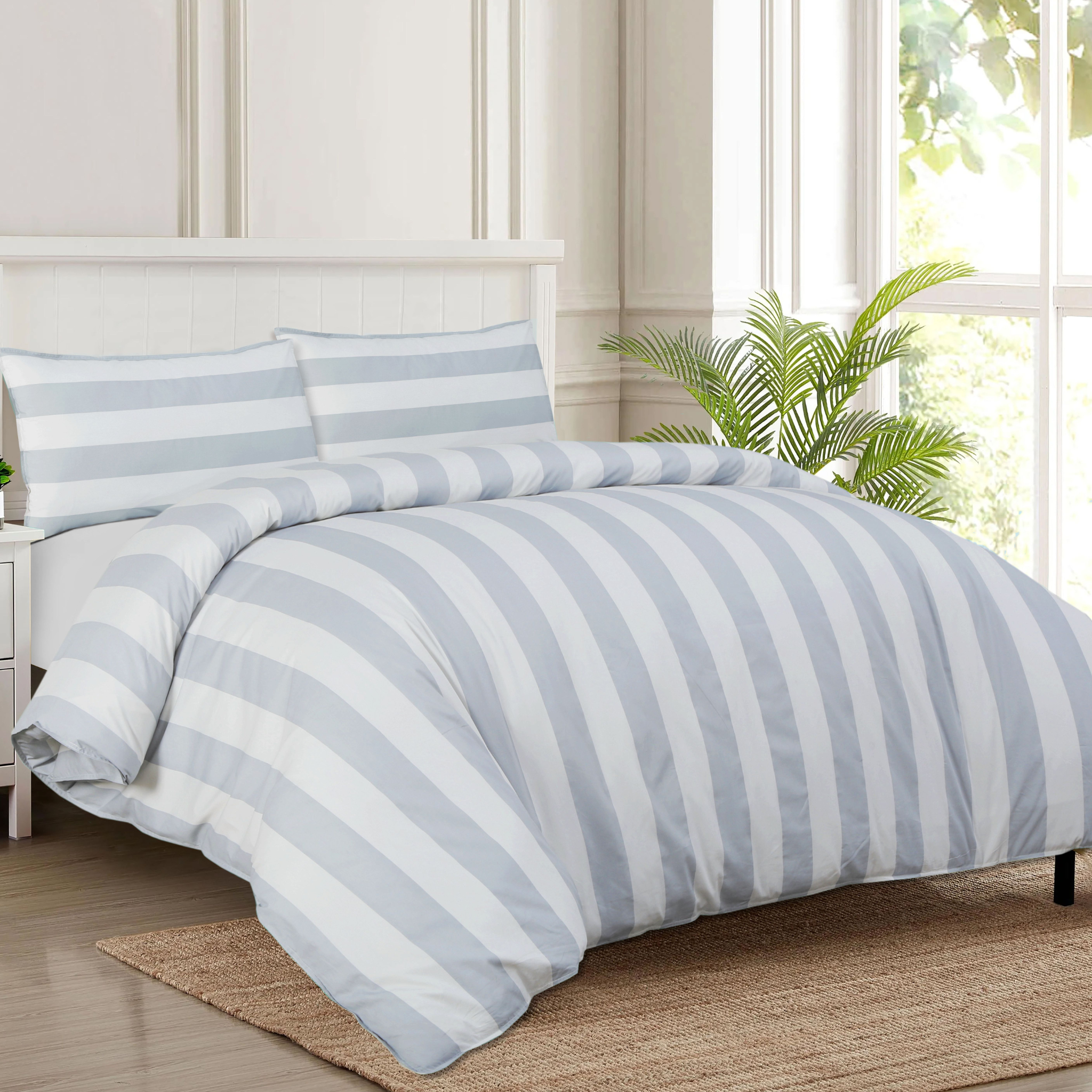 Nantes Silver Duvet Set  HIT -  Mulligans of Ballaghaderreen