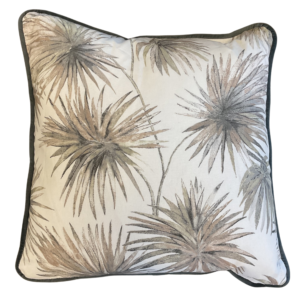 Natural Botanical Palm Feather Scatter Cushion NBPFSC Medicare Textiles Mulligans of Ballaghaderreen