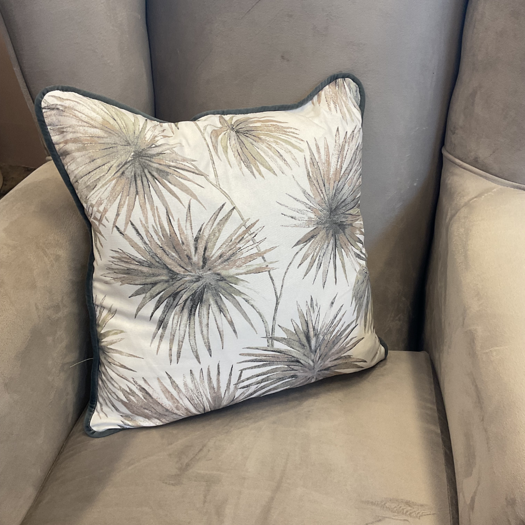 Natural Botanical Palm Feather Scatter Cushion NBPFSC Medicare Textiles Mulligans of Ballaghaderreen