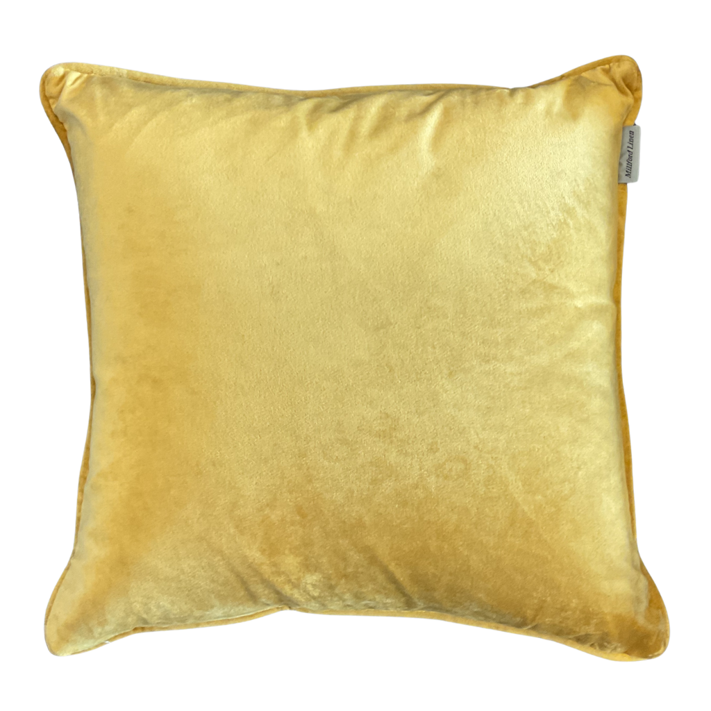 Navy Gold Circles Feather Filled Cushion NGCFFC Millford Linen Mulligans of Ballaghaderreen