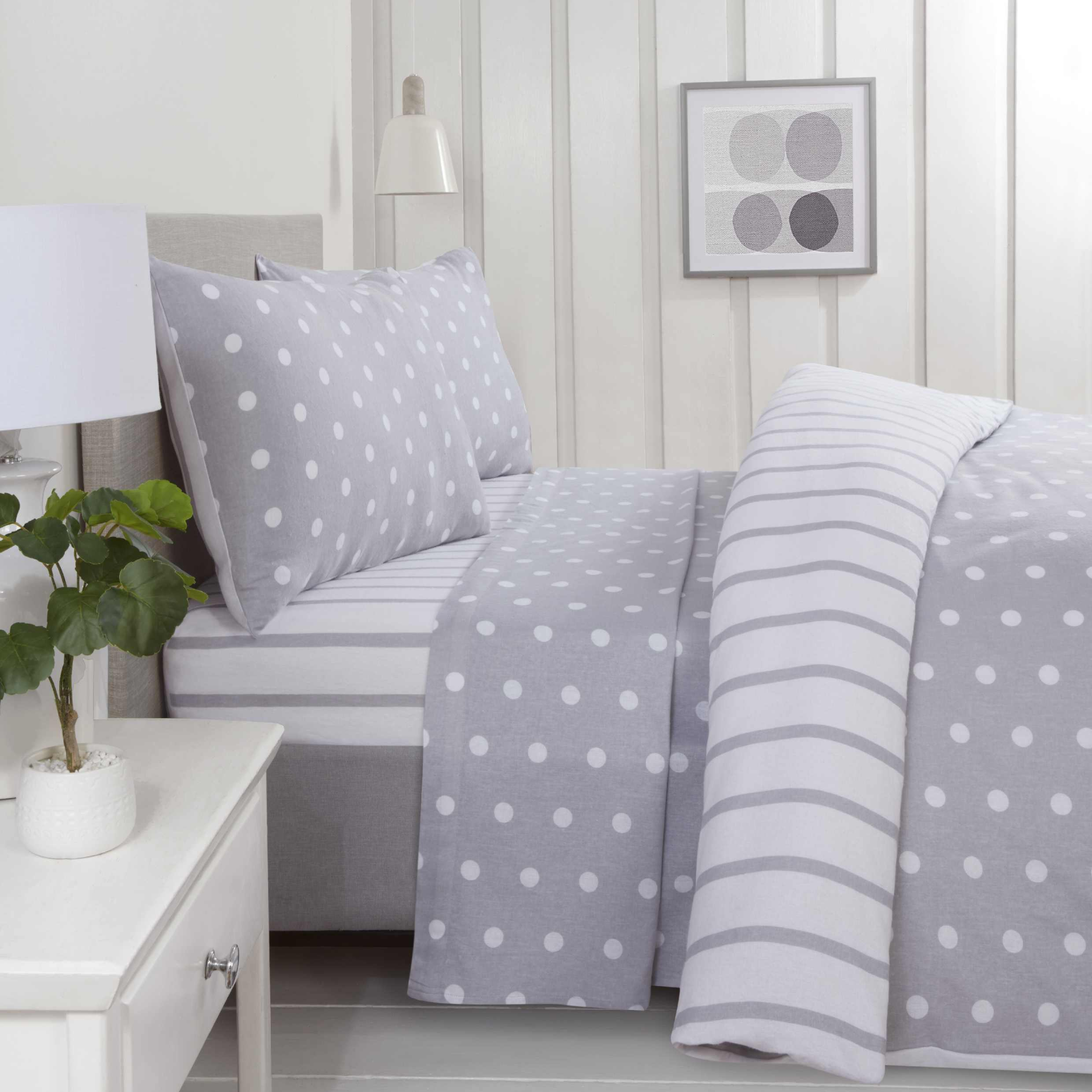 New York Spots Grey Duvet Set  HIT -  Mulligans of Ballaghaderreen