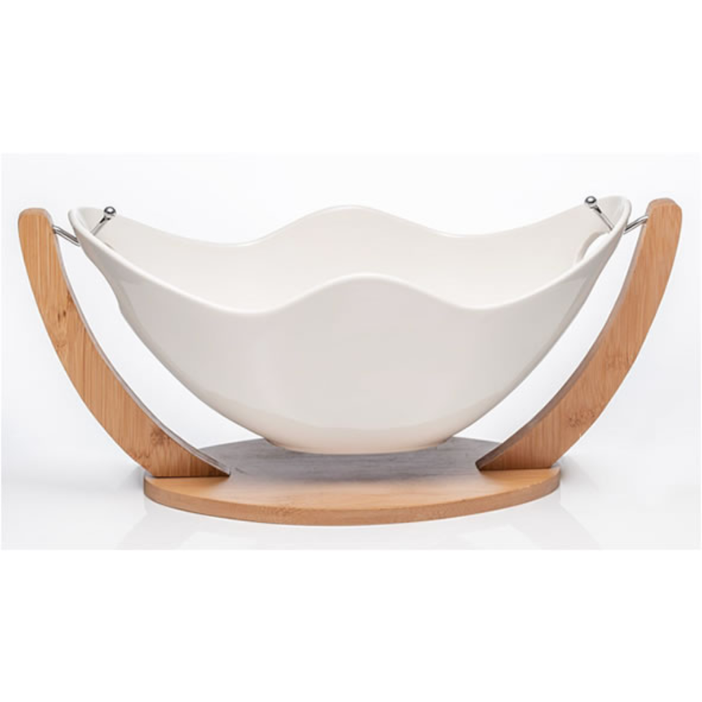 Newgrange Fruit Bowl with Stand 500018 Kirkwood Mulligans of Ballaghaderreen