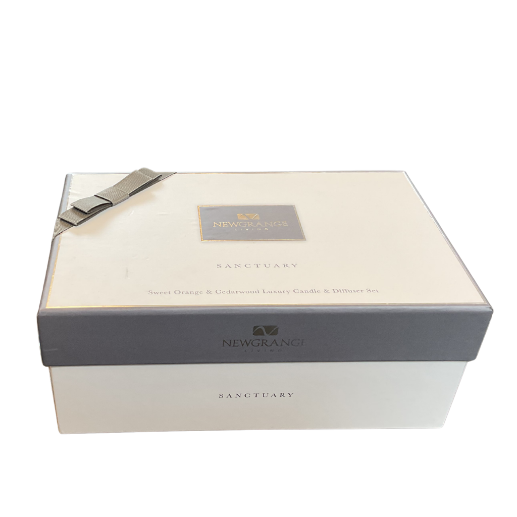  Newgrange Sanctuary Sweet Orange & Cedarwood Luxury Candle & Diffuser set 9199 Newgrange Living Mulligans of Ballaghaderreen