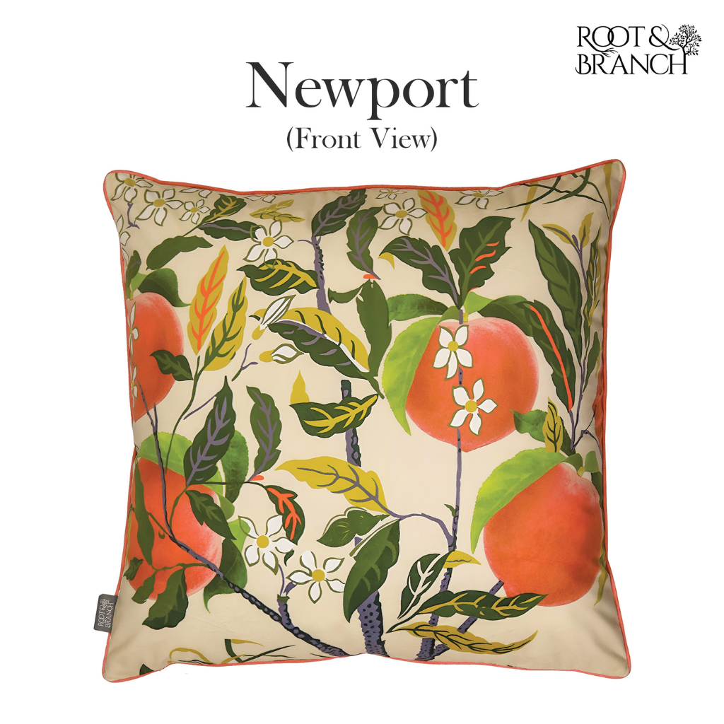 Newport Cushion Designed on Ireland's Wild Atlantic Coast NEWPORT_RBN Mulligans of Ballaghaderreen 