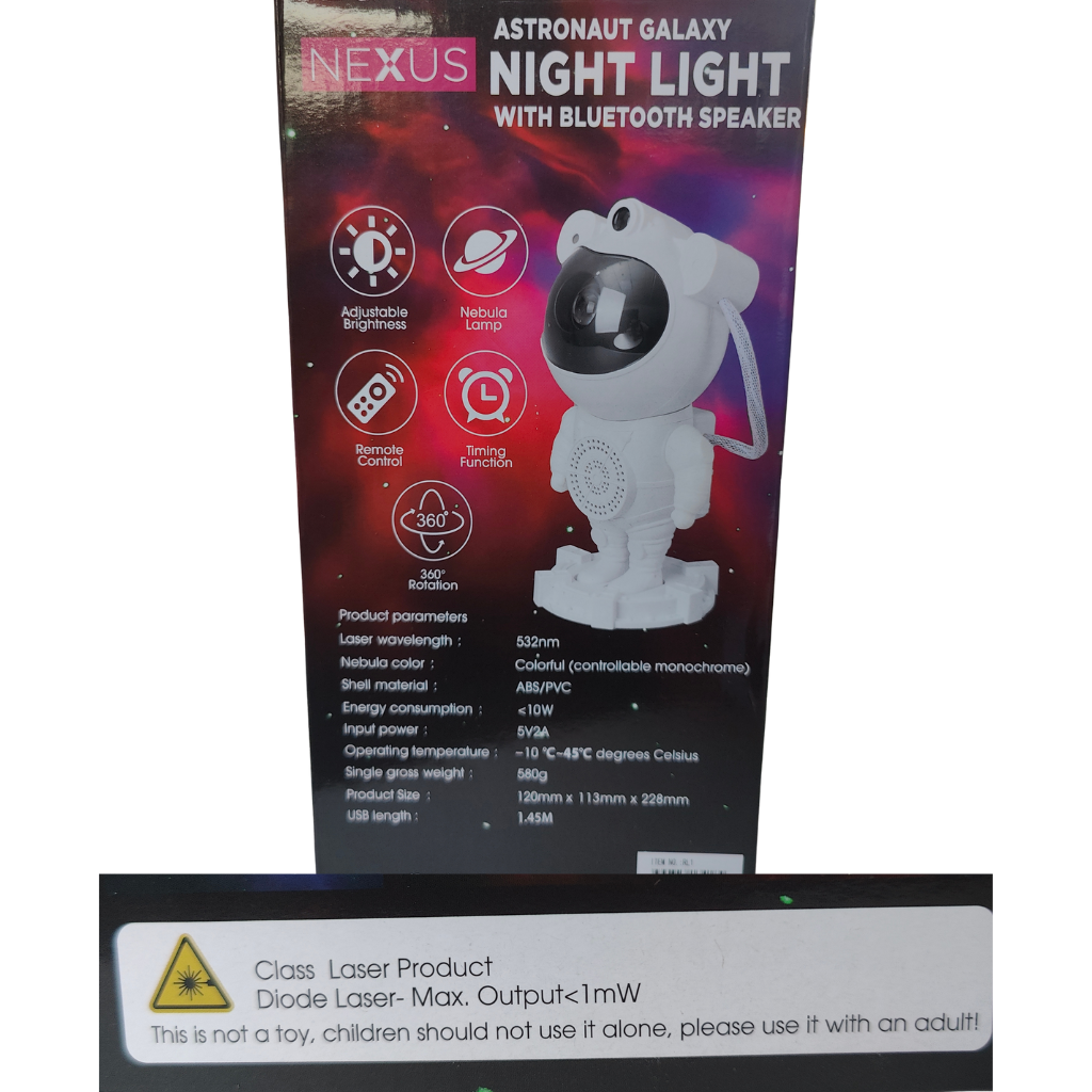 Nexus Astronaut Night light RL1 Mulligans of Ballaghaderreen 