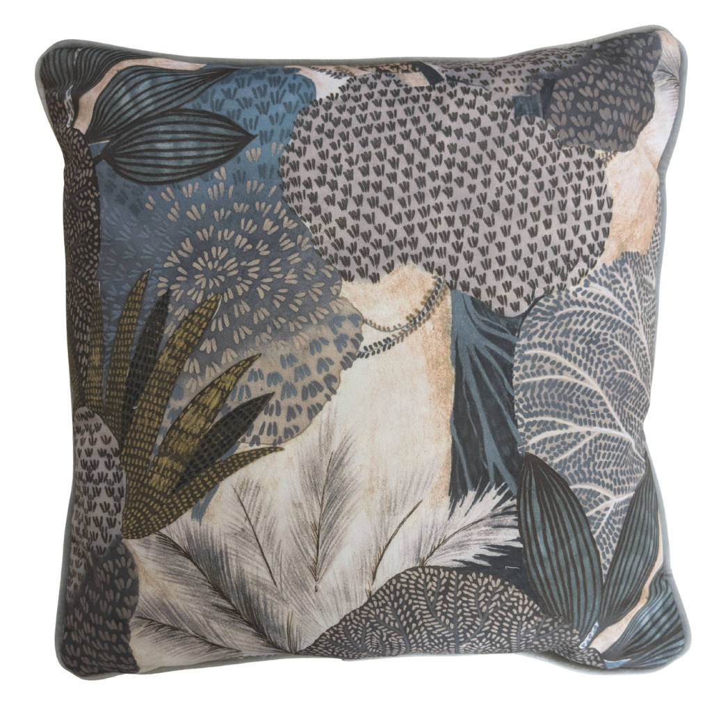 Oak Tree Blue Feather Scatter Cushion OTBFSC Milford Linen Mulligans of Ballaghaderreen