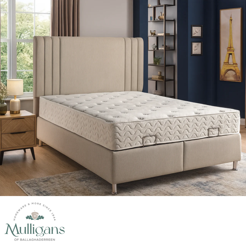 Ottoman Oslo Bed Beige - Gmac Mulligans of Ballaghaderreen 