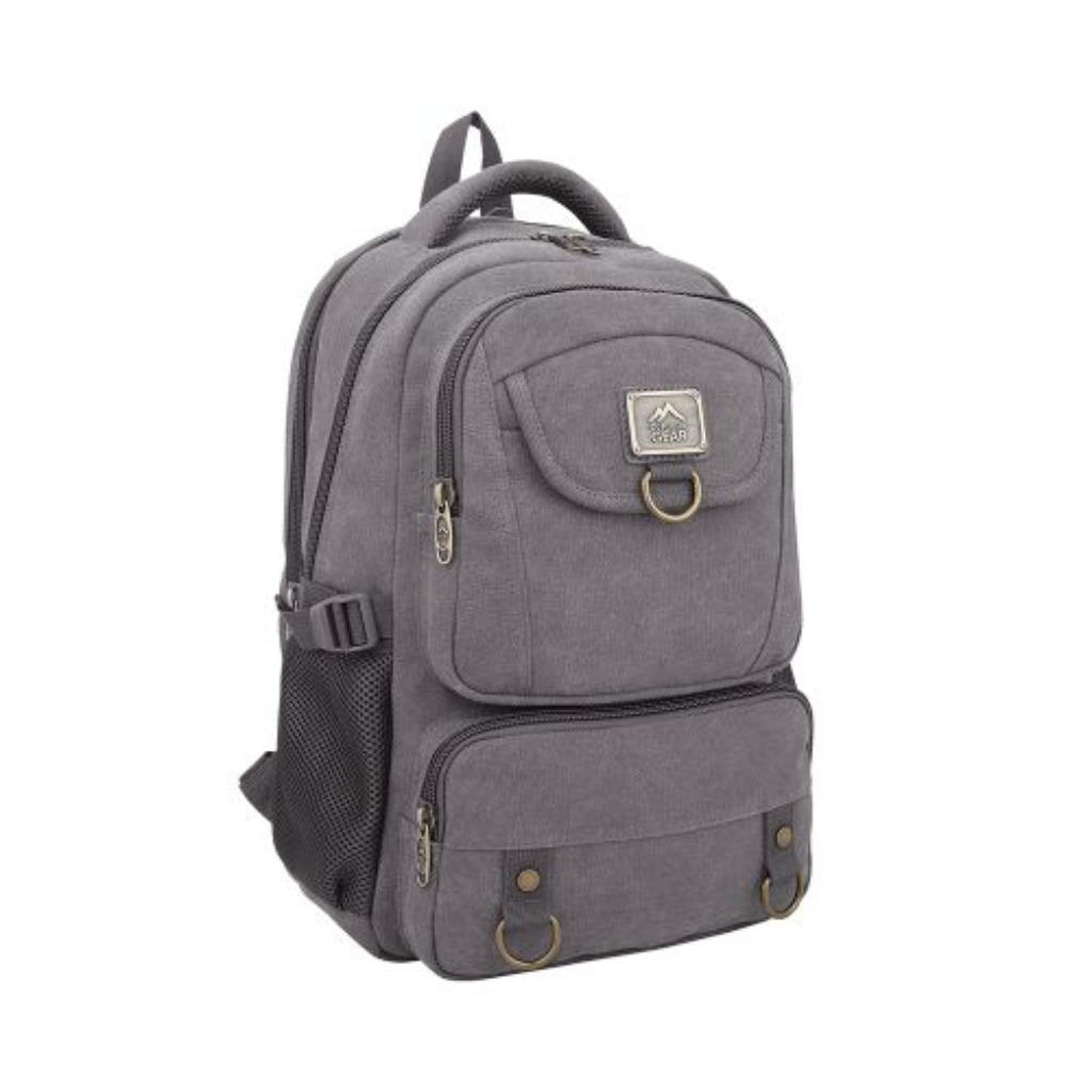 Outdoor Gear Canvas Backpack - Grey 1556Grey Outdoor Gear Mulligans of Ballaghaderreen