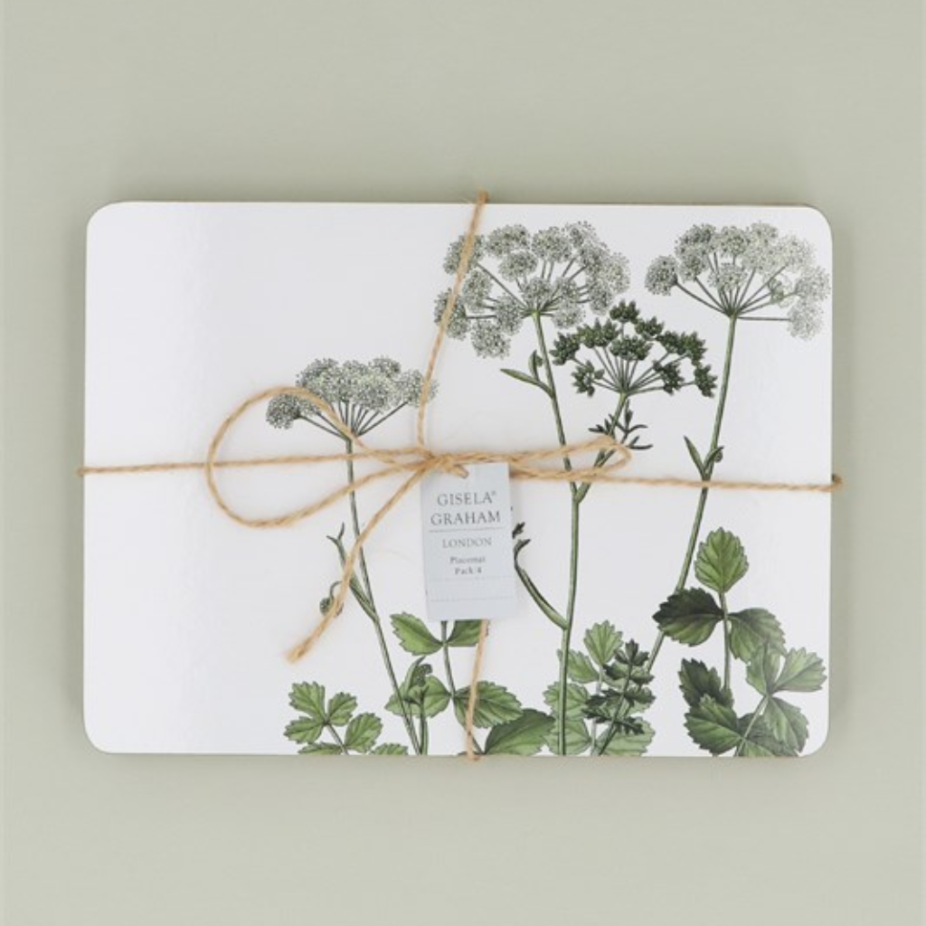 Pack of 4 Placemats - Spring Hedgerow 80357 Gisela Graham Mulligans of Ballaghaderreen