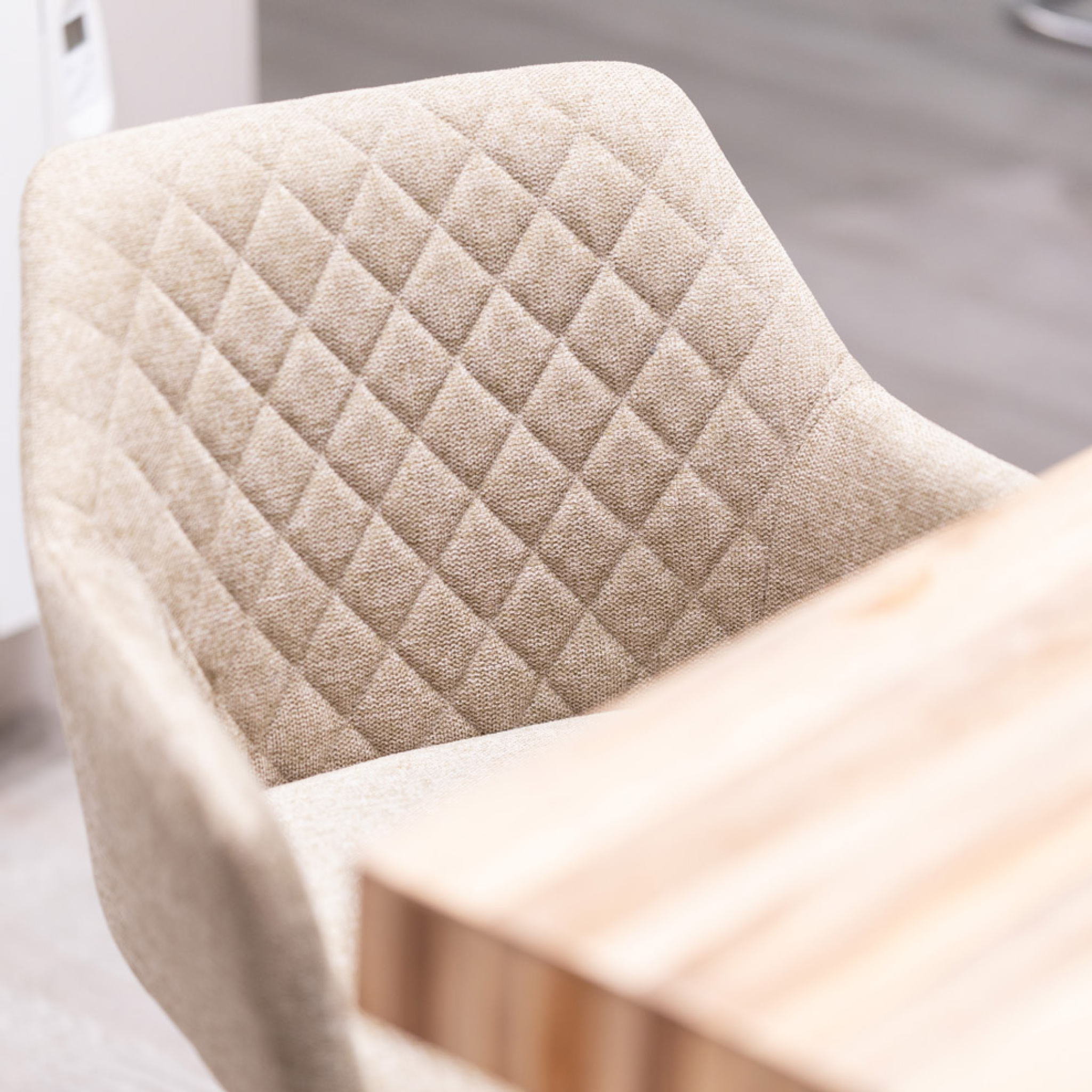 Patti swivel dining chair beige TL6157 Tara Lane Mulligans of Ballaghaderreen