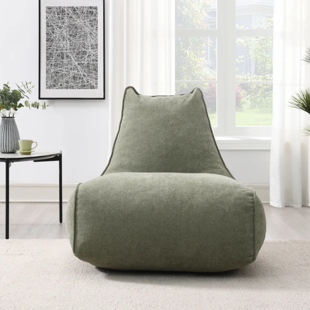  Pearl Sage Crushed Foam Bean Bag Image Furnishings Mulligans of Ballaghaderreen