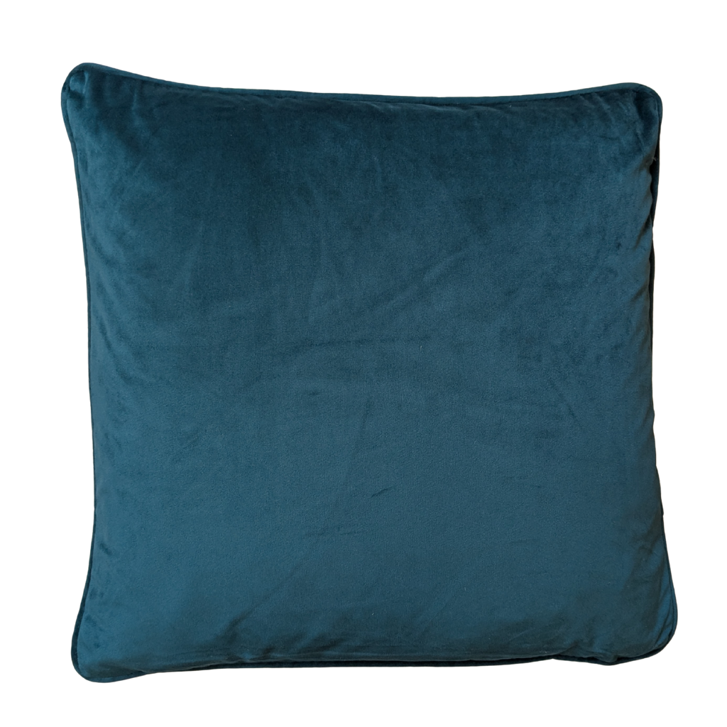 Plain Velvet Feather Filled Cushion - Jade PVFFCJ Millford Linen Mulligans of Ballaghaderreen 