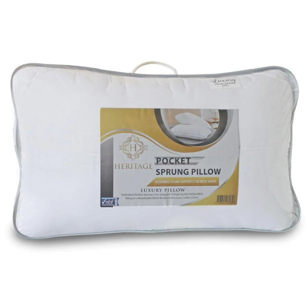 Pocket Sprung Luxury Pillow HPSLP Heritage Mulligans of Ballaghaderreen