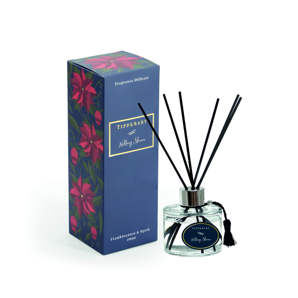 Poinsettia Diffuser – Nollaig Shona Tipperary Crystal 175044 Mulligans of Ballaghaderreen