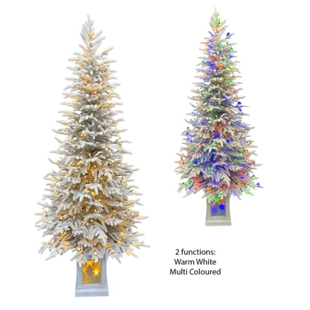 Pre Lit 150cm White Tree 35974 Straits Home and Gift Mulligans of Ballaghaderreen