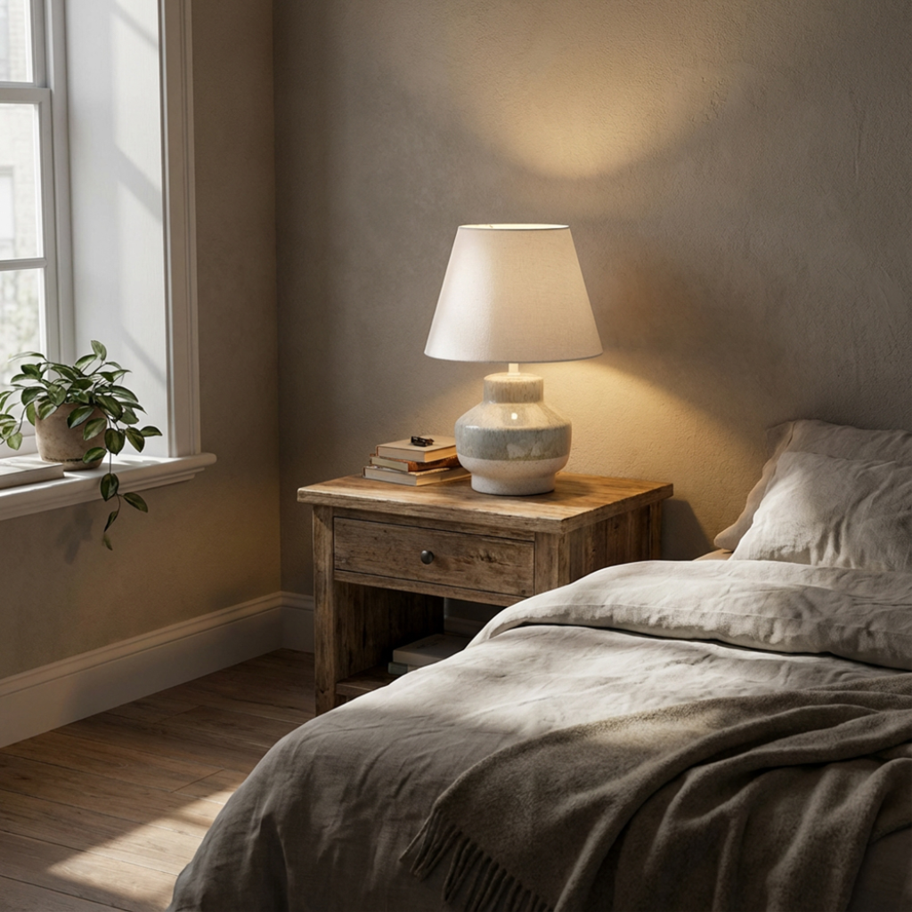 Presley Ceramic Bedside Lamp TL7428 Tara Lane Mulligans of Ballaghaderreen