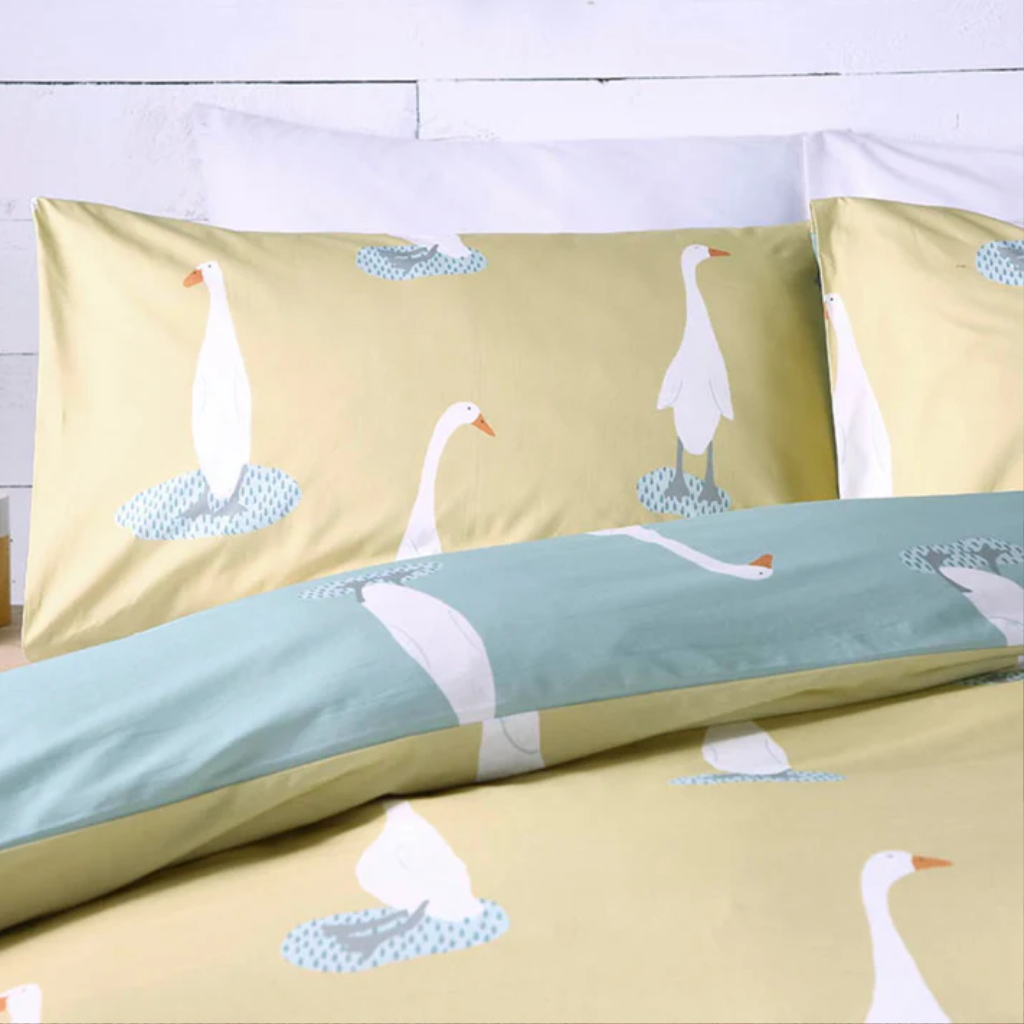 Quality Quilt Set - Puddle Duck Yellow