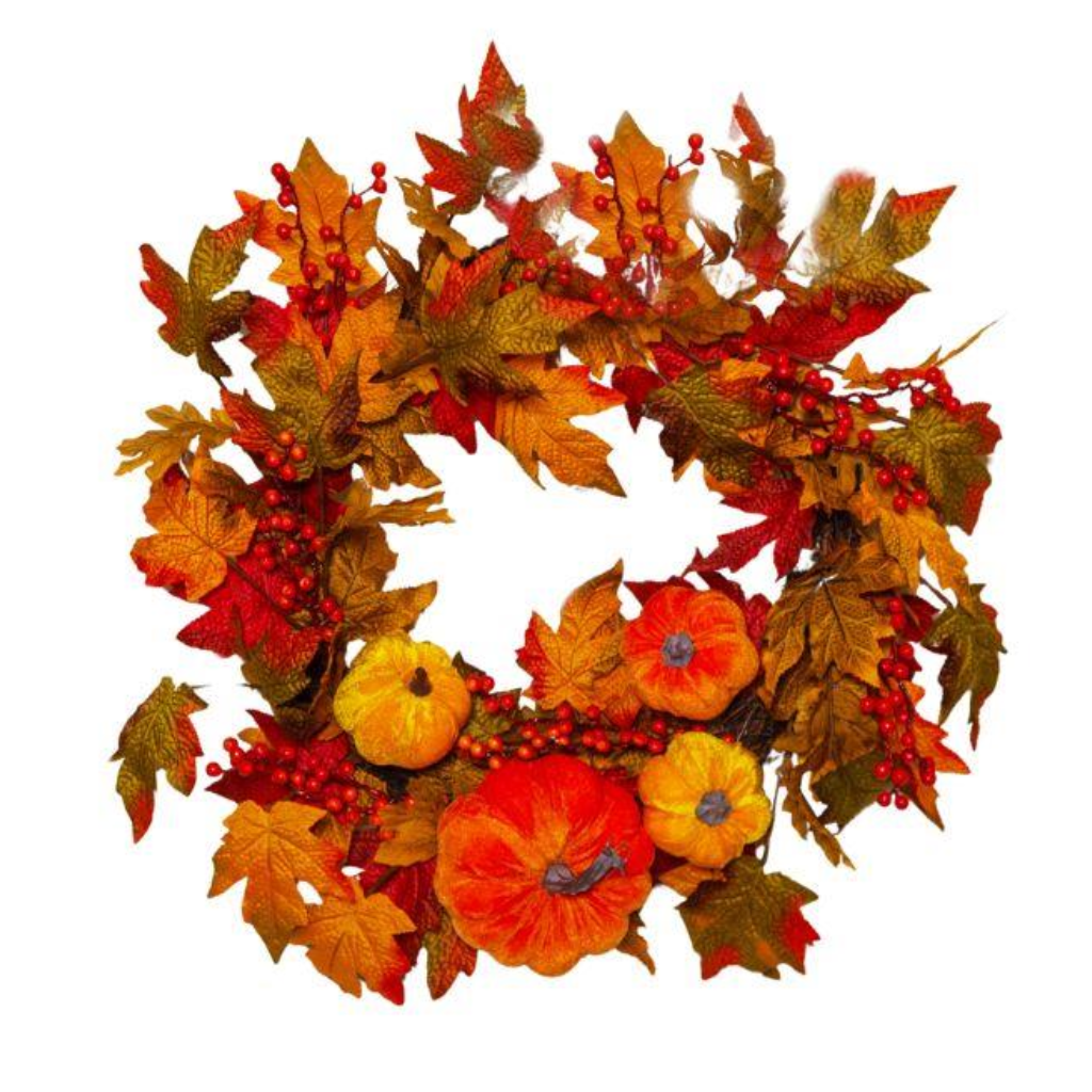 Pumpkin Wreath Y54.A45014 Harold Elmes Mulligans of Ballaghaderreen