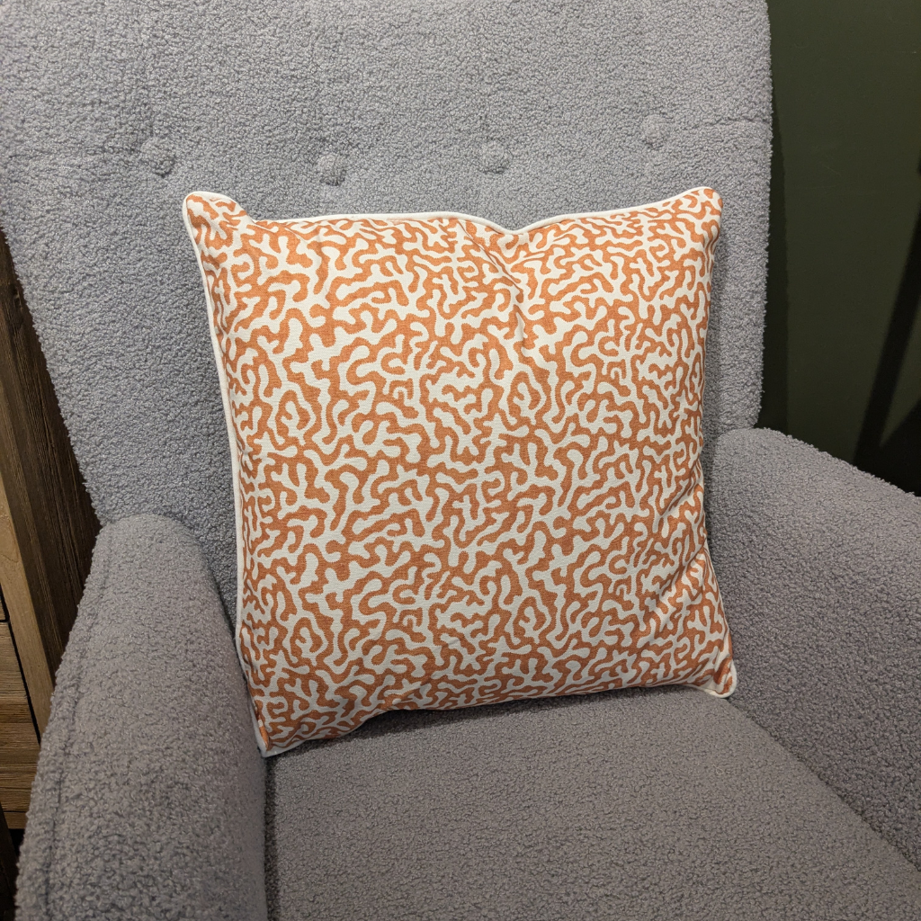 Puzzle Monkey Feather Scatter Cushion