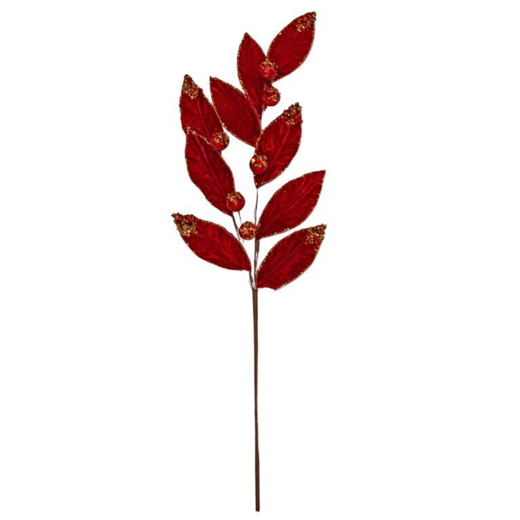 Red Glitter Stem 45cm Y53.C44792 Harold Elmes Mulligans of Ballaghaderreen