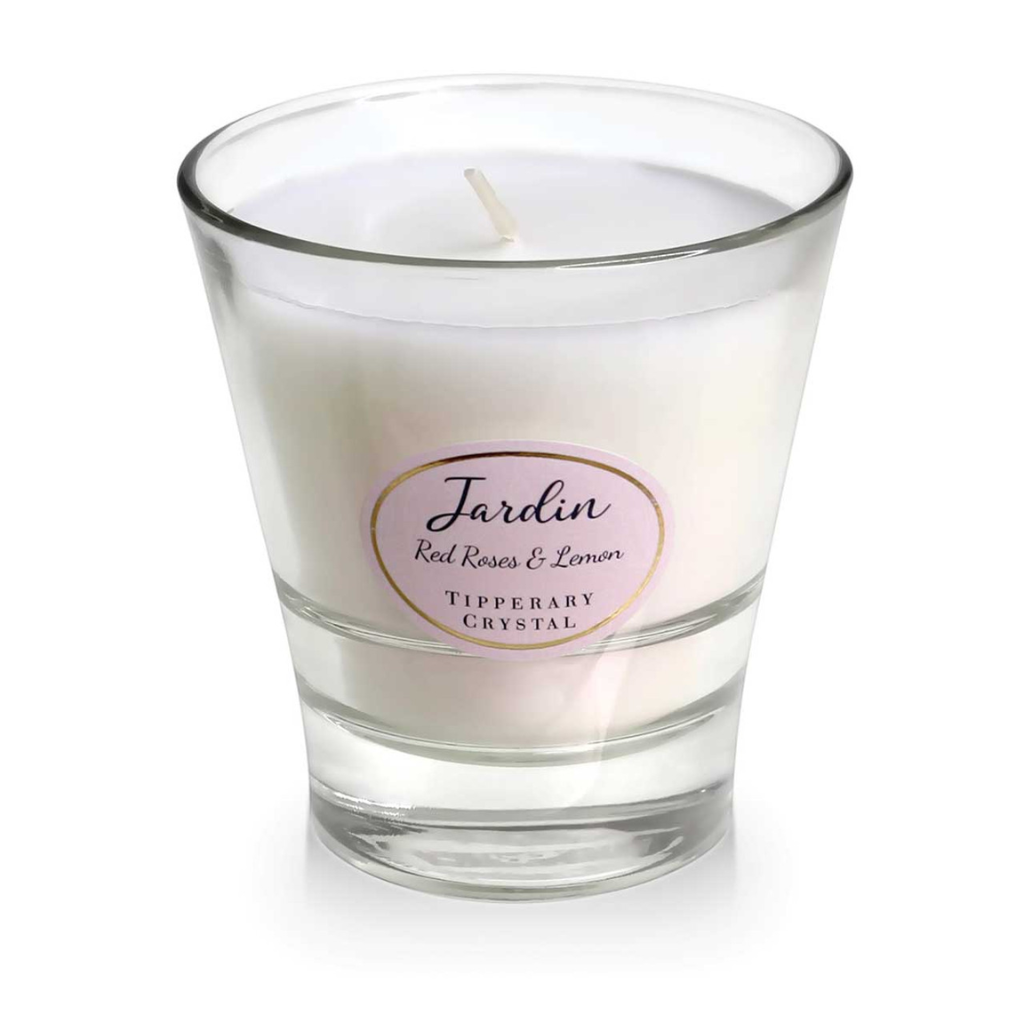 Red Roses and Lemon Jardin Collection Candle 128903 Tipperary Crystal Mulligans of Ballaghaderreen