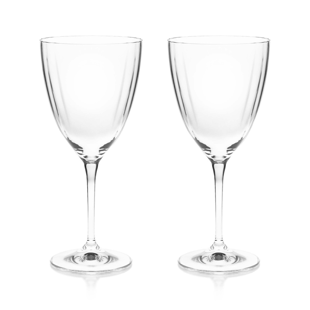 Ripple Set 2 Wine Glasses 150621 Tipperary Crystal Mulligans of Ballaghaderreen