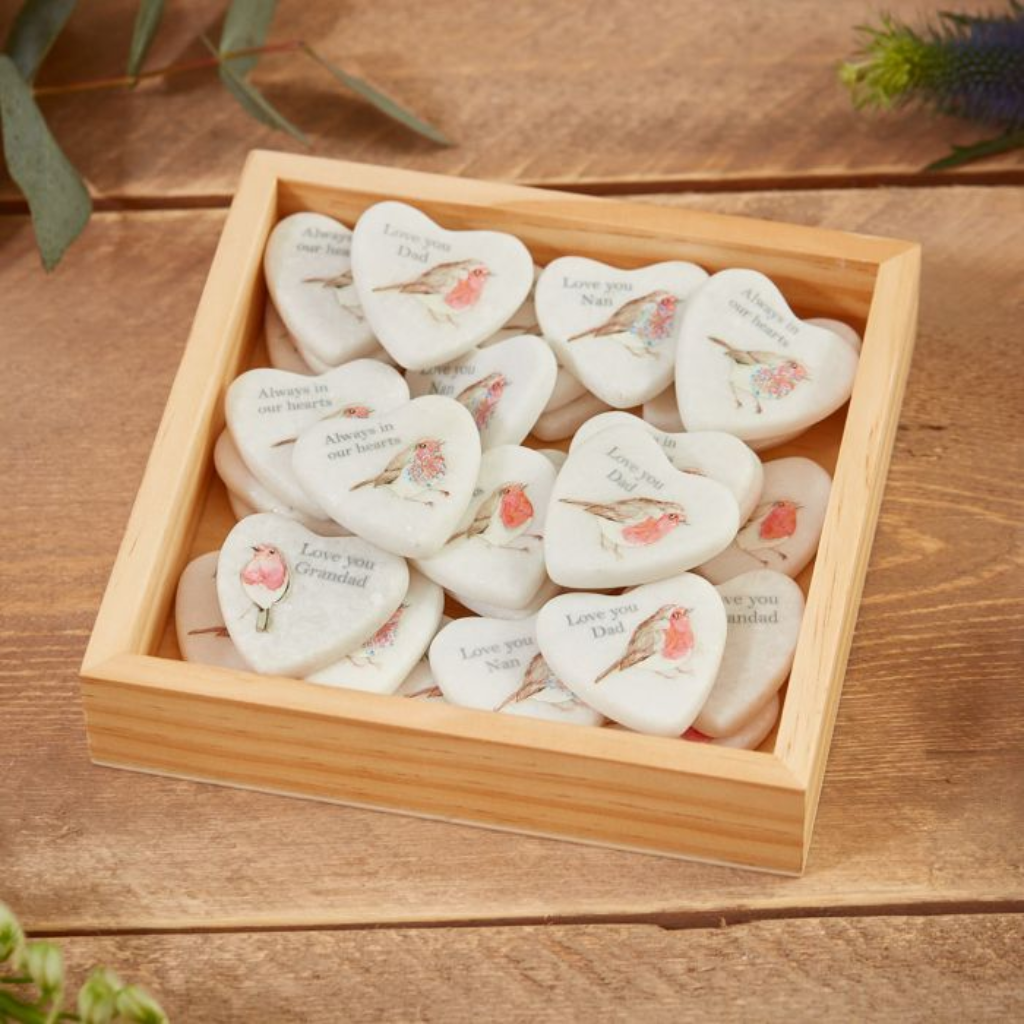 Robin Love Heart Ornament 7RF160 Richard Langs Mulligans of Ballaghaderreen
