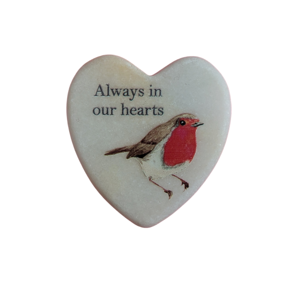 Robin Love Heart Ornament 7RF160 Richard Langs Mulligans of Ballaghaderreen