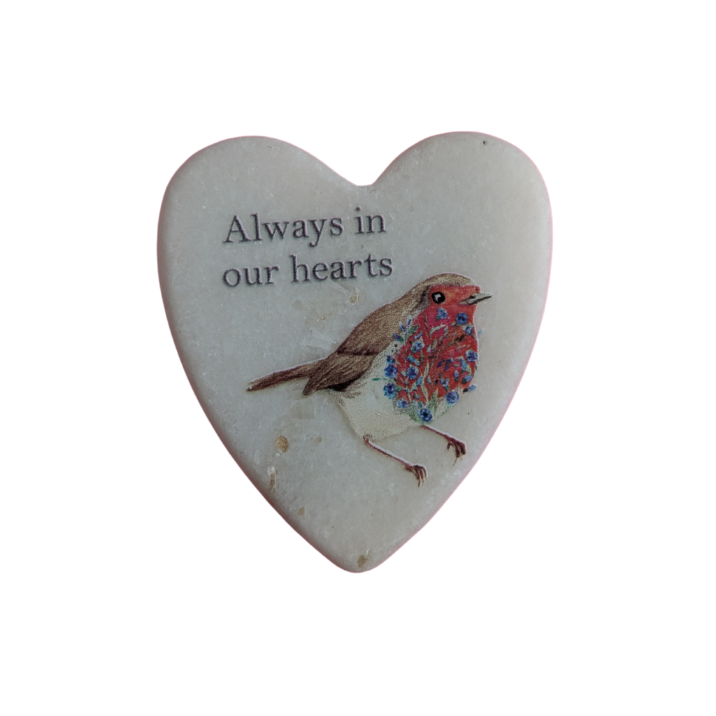 Robin Love Heart Ornament 7RF160 Richard Langs Mulligans of Ballaghaderreen