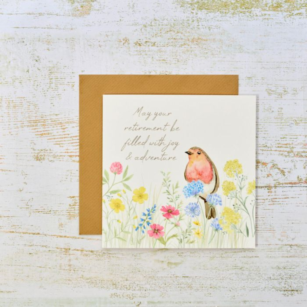 Robin Retirement Card 4RF272 Richard Langs Mulligans of Ballaghaderreen