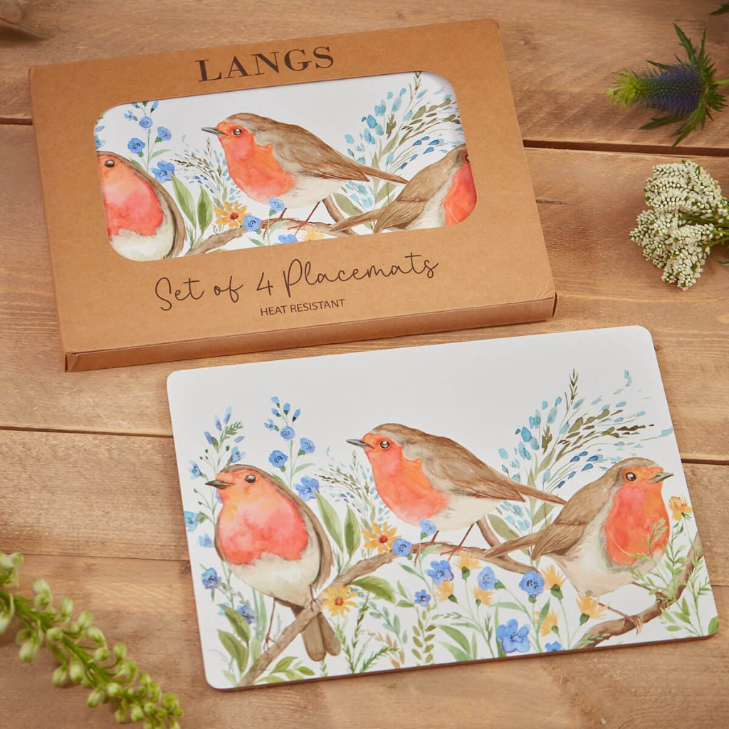 Robin Set of 4 Placemats 8PM101 Richard Langs Mulligans of Ballaghaderreen