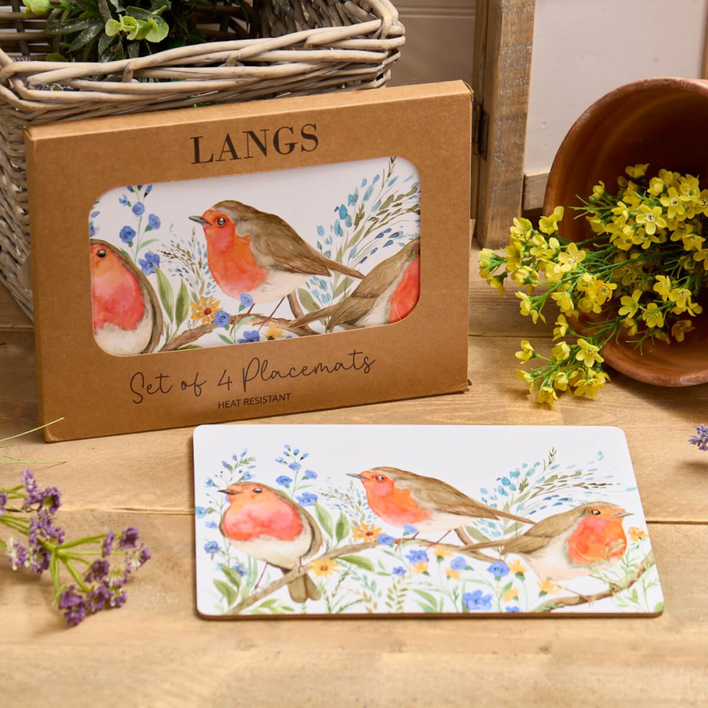 Robin Set of 4 Placemats 8PM101 Richard Langs Mulligans of Ballaghaderreen