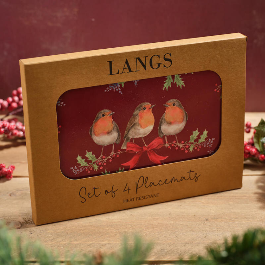 Robin With Foliage And Bow Heat Resistant Placemat Box Of 4 8RX140 Richard Lang  Mulligans of Ballaghaderreen