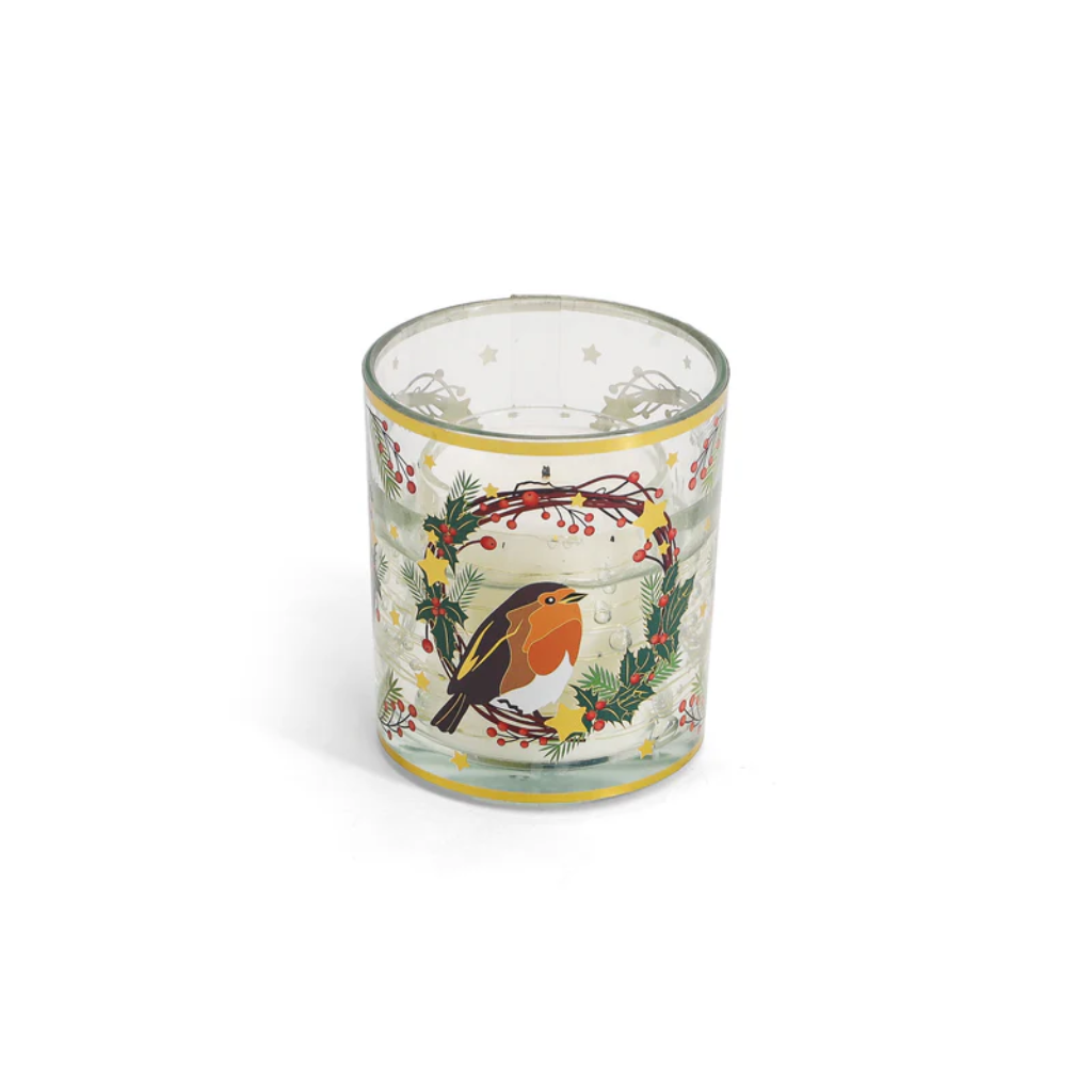 Robin Wreath LED Candle Tipperary Crystal 175051 Mulligans of Ballaghaderreen