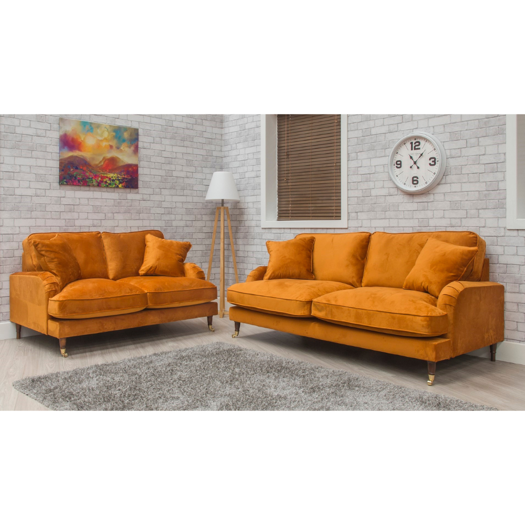 Robyn 3 Seater Orange Mulligans of Ballaghaderreen 