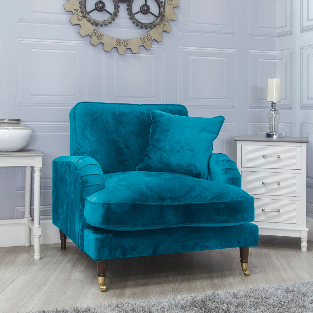 Robyn Armchair Teal Mulligans of Ballaghaderreen 