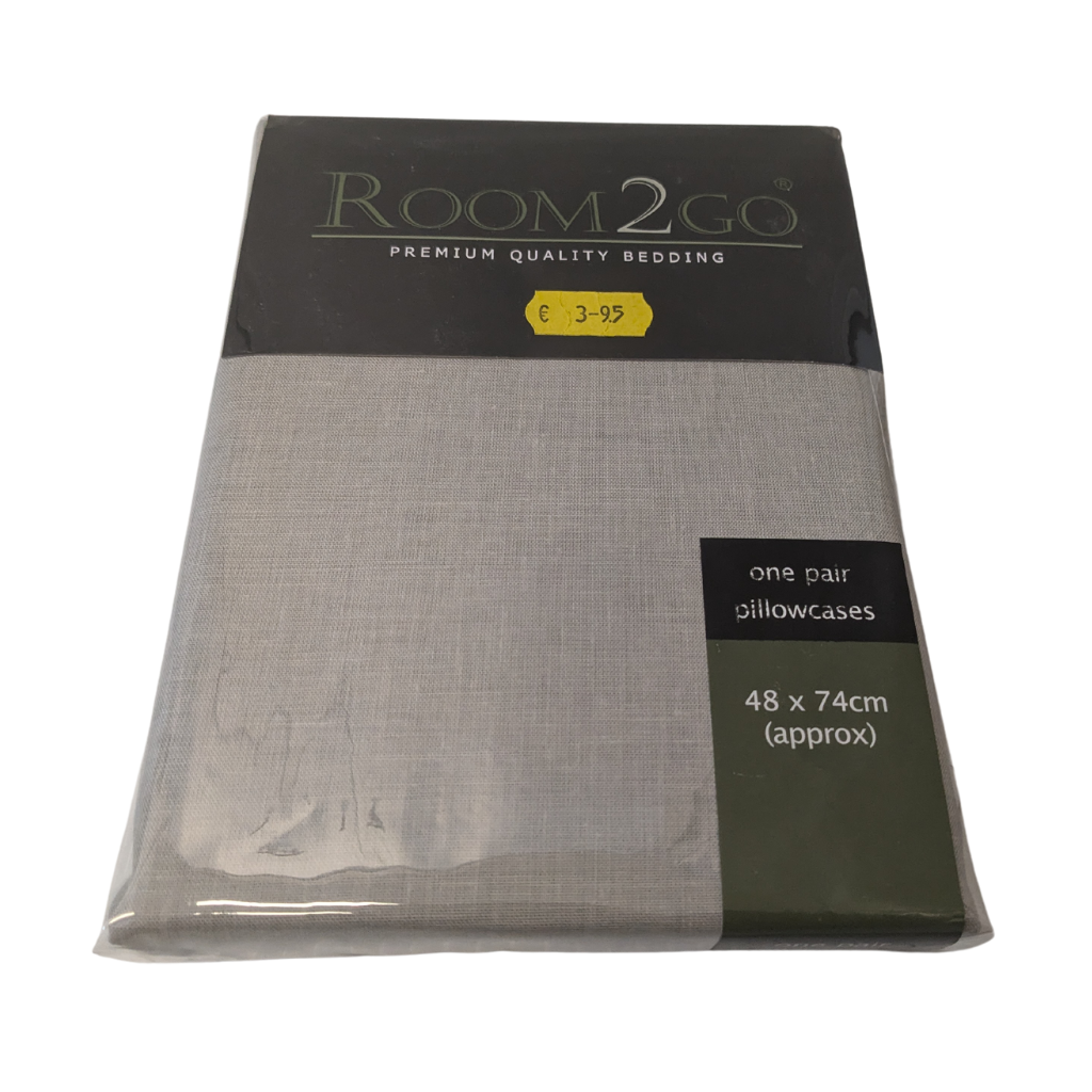 Room2Go Pale Olive Pillowcase Pair R2GPOPP Room2Go Mulligans of Ballaghaderreen