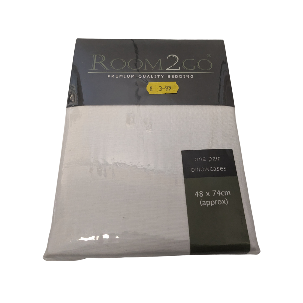 Room2Go White Pillowcase Pair R2GWPP Room2Go Mulligans of Ballaghaderreen