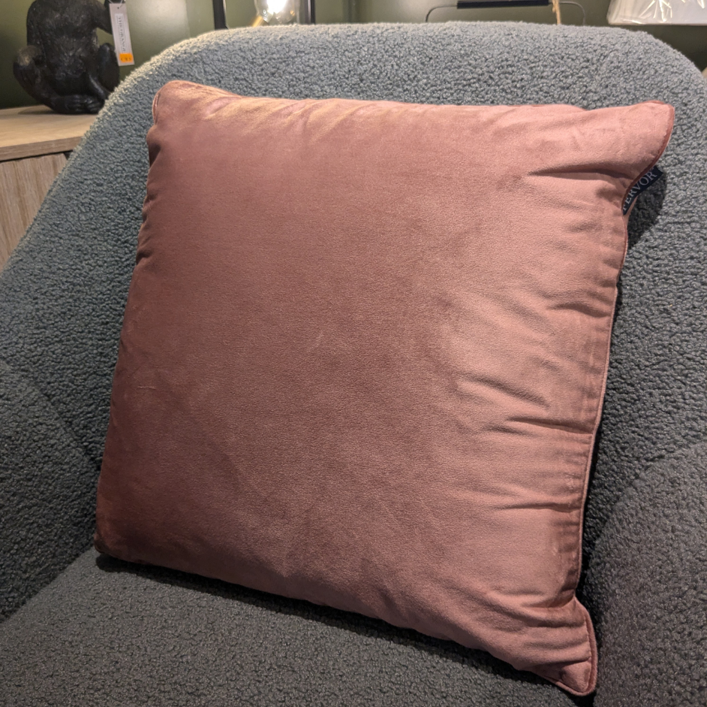 Rose Quartz Velvet Scatter Cushion