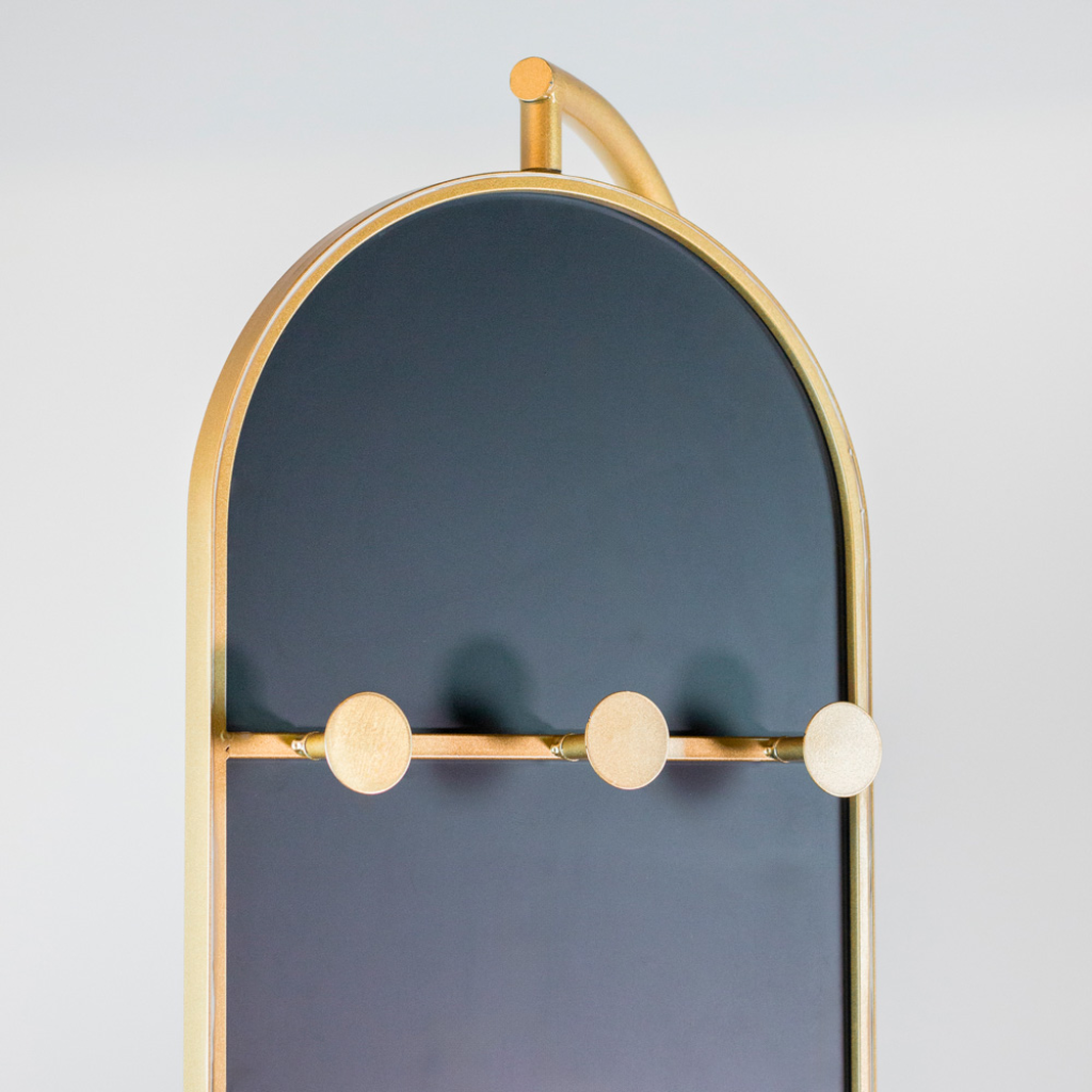 Rotating mirror with hangers and marble base 159cm TL6862 - Mulligans of Ballaghaderreen