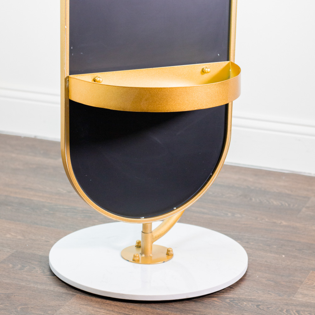 Rotating mirror with hangers and marble base 159cm TL6862 - Mulligans of Ballaghaderreen
