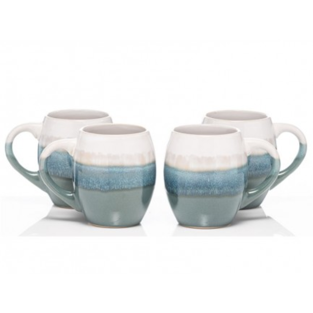Roundstone Pottery Mugs Set of 4 Kirkwood HP50 Mulligans of Ballaghaderreen 