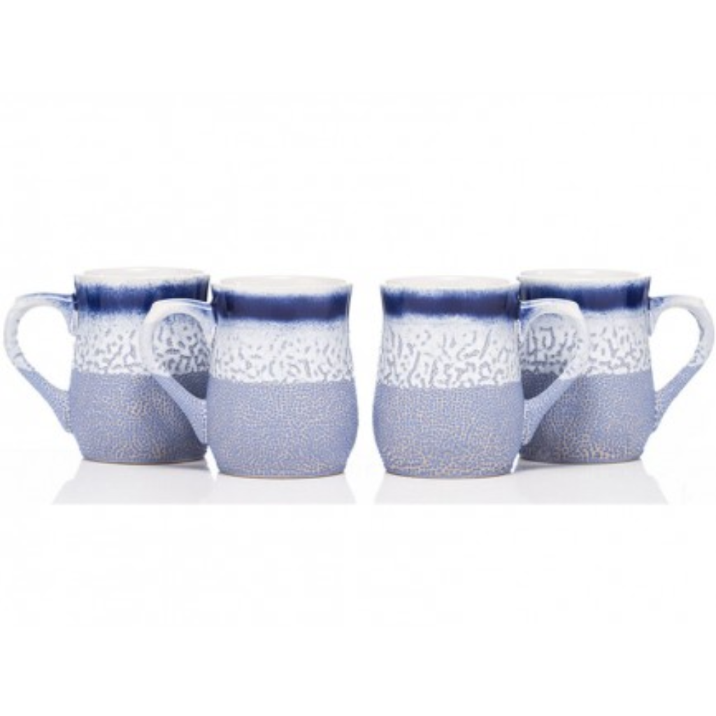Roundstone Pottery Mugs Set of 4 Kirkwood HP52 Mulligans of Ballaghaderreen 