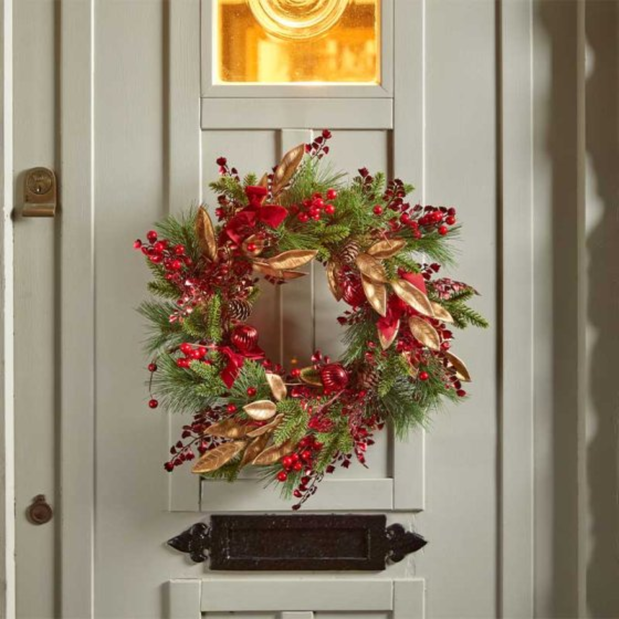 Ruby Velvet Wreath - 60cm 2543059 Smart Garden Christmas Mulligans of Ballaghaderreen