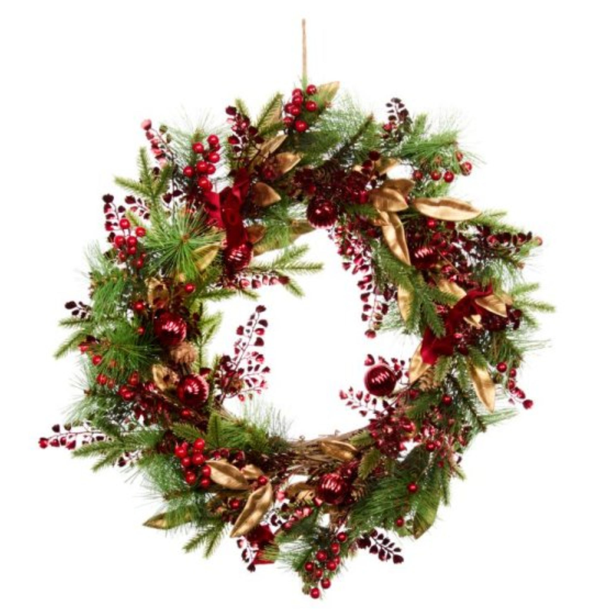 Ruby Velvet Wreath - 60cm 2543059 Smart Garden Christmas Mulligans of Ballaghaderreen