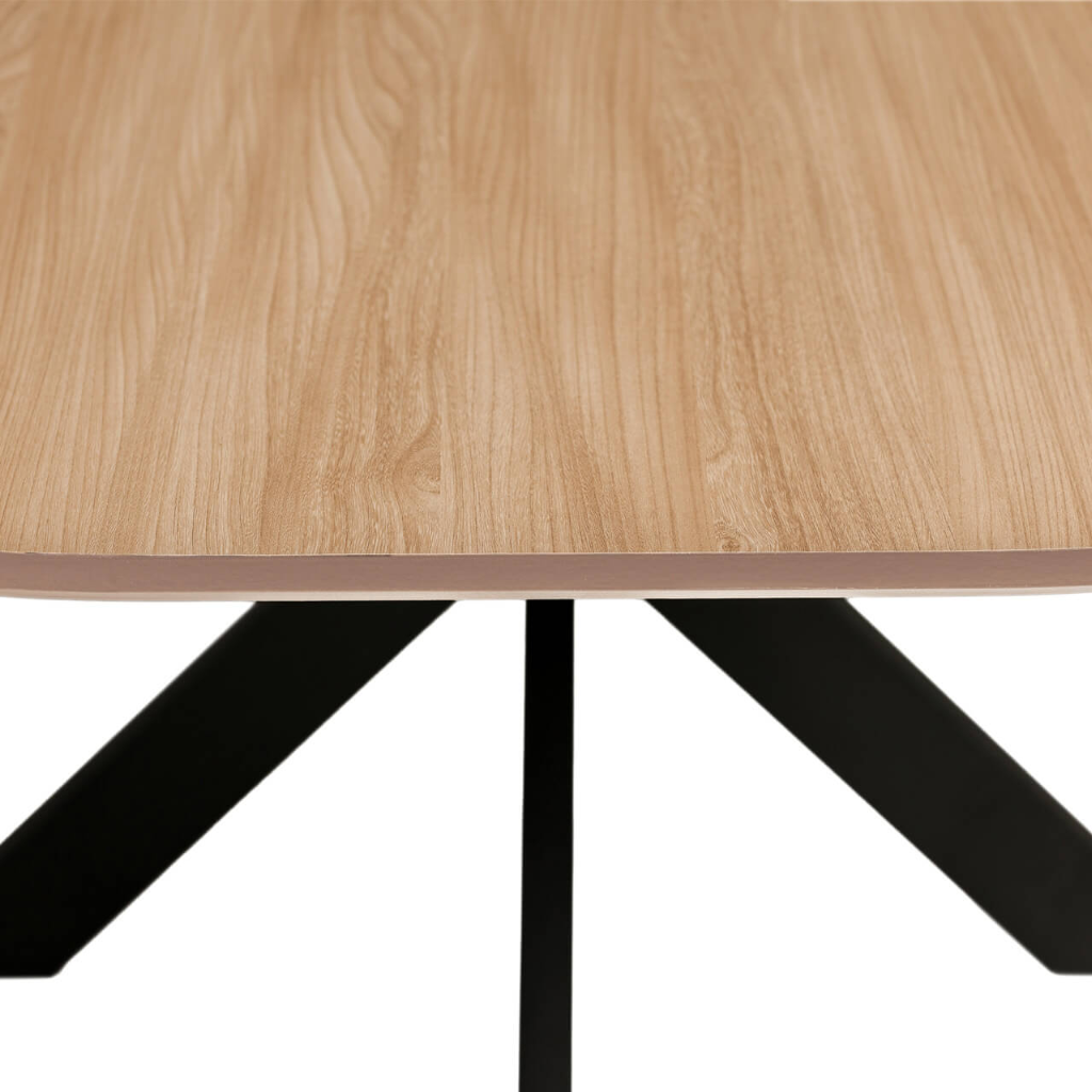 Sadia Oval Dining Table - Oak Sda-200-BN Vida Living Mulligans of Ballaghaderreen