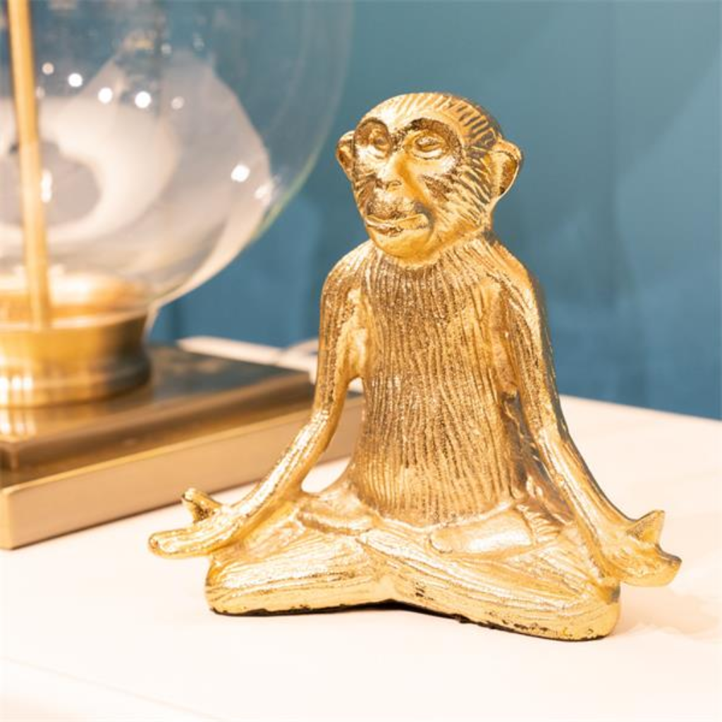 Safari Yoga Monkey - Gold TL5704 Tara Lane Mulligans of Ballaghaderreen 
