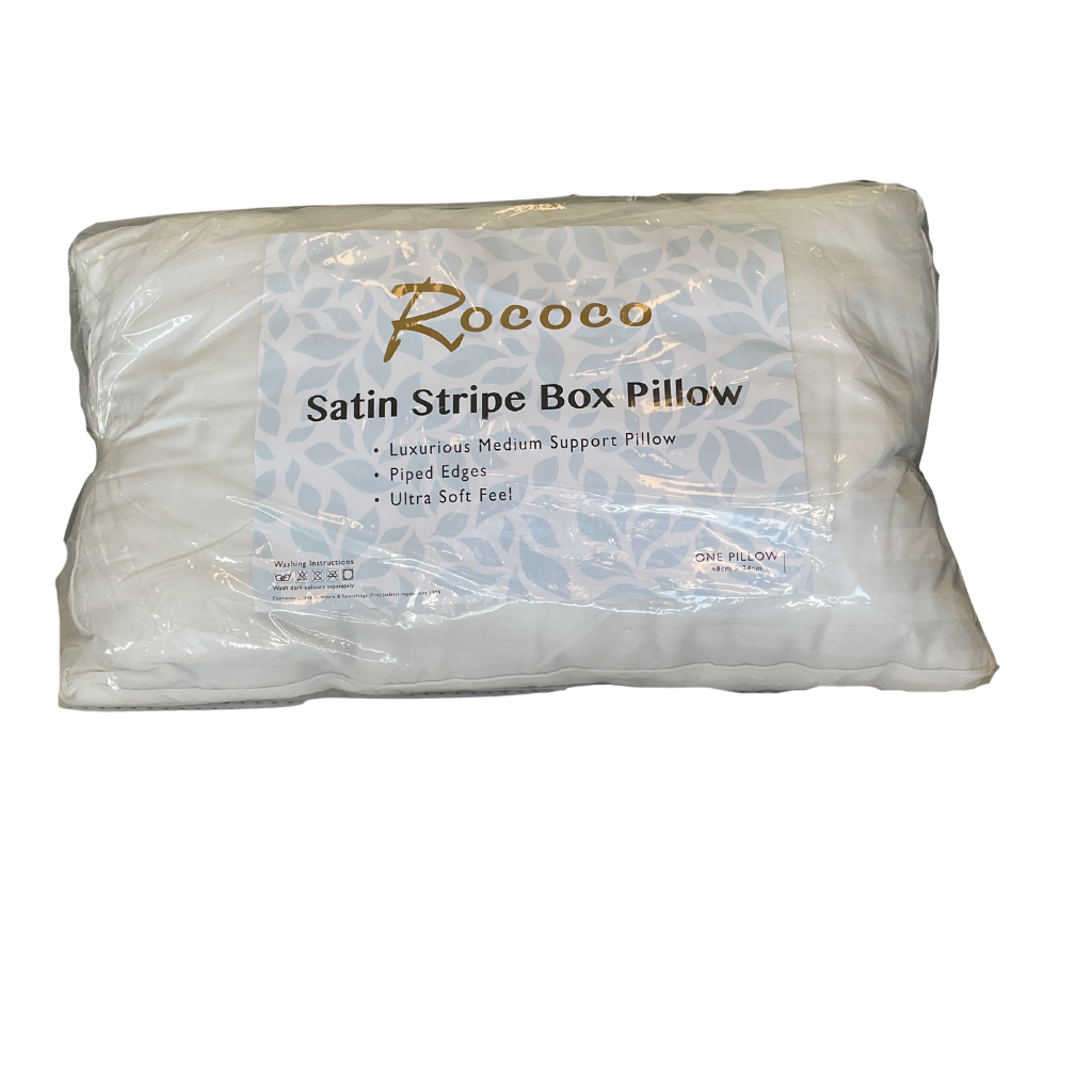 Satin Stripe Box Pillow RSSBP  Mulligans of Ballaghaderreen