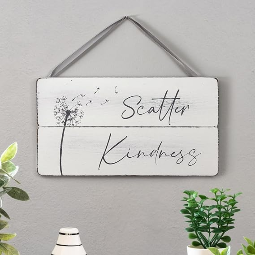 "Scatter Kindness" Dandelion Plaque 8DL305 Richard Langs Mulligans of Ballaghaderreen