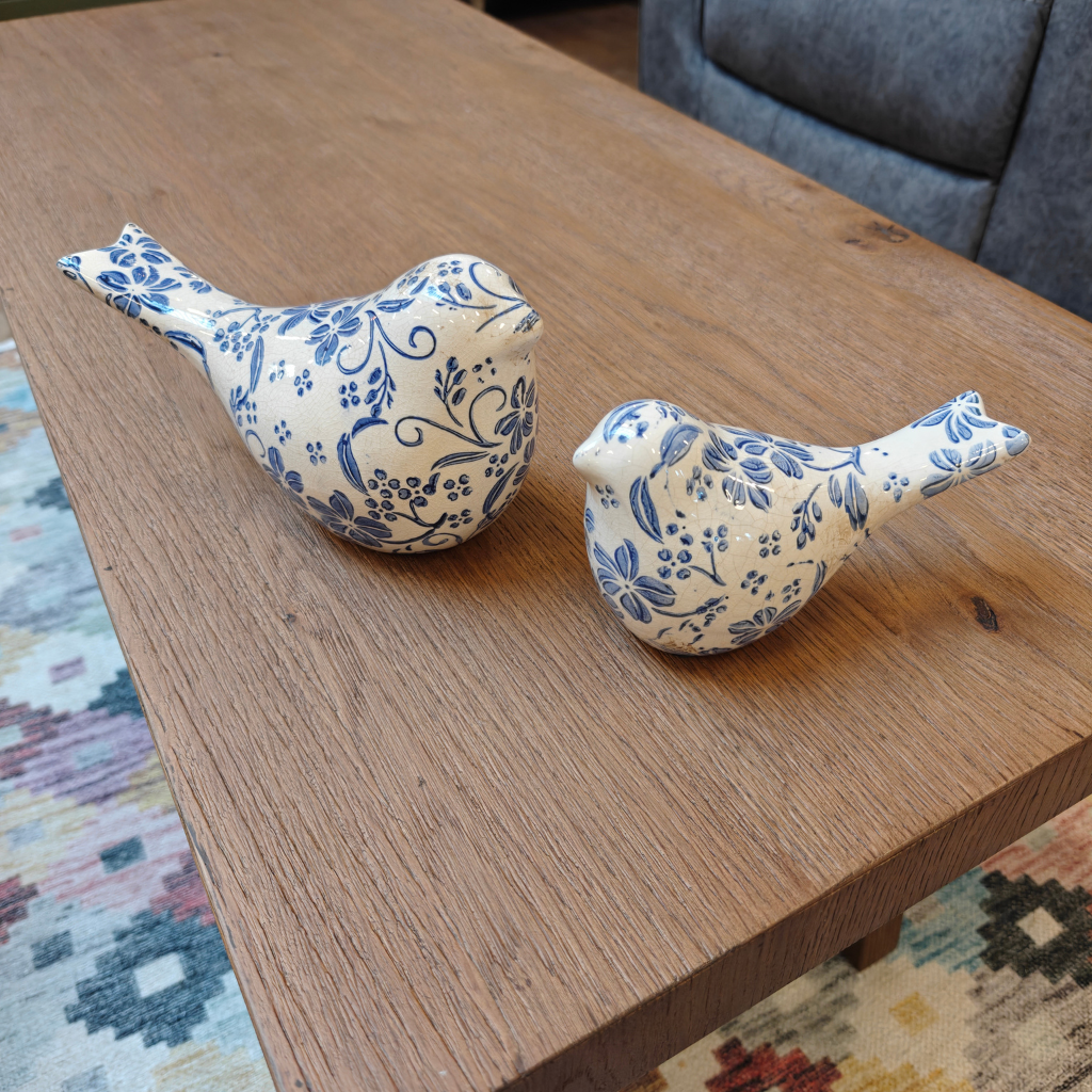 Set of 2 Ceramic Birds Y32.61075 Harold Elmes Mulligans of Ballaghaderreen